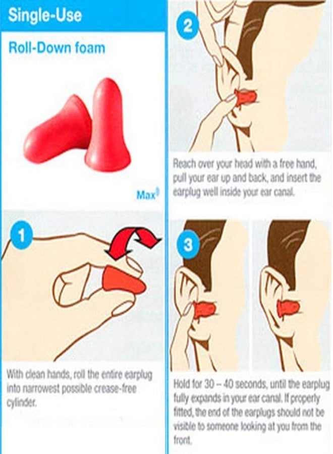Howard Leight by Honeywell Low Pressure Disposable Foam Shooting Earplugs, 10-Pairs (R-01518) , Orange - Image 4